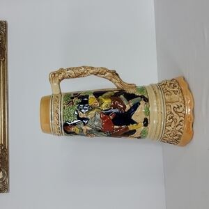 Vintage large musical beer stein